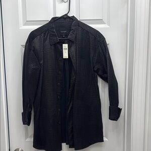 Black Textured Women Jacket FAVORITE DAUGHTER with tag